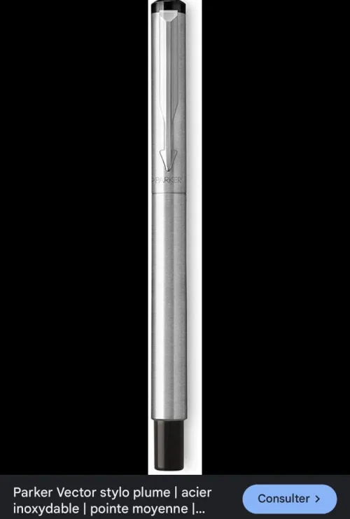 Stylo PARKER USA  COLLECTION VINTAGE INOXYDABLE 