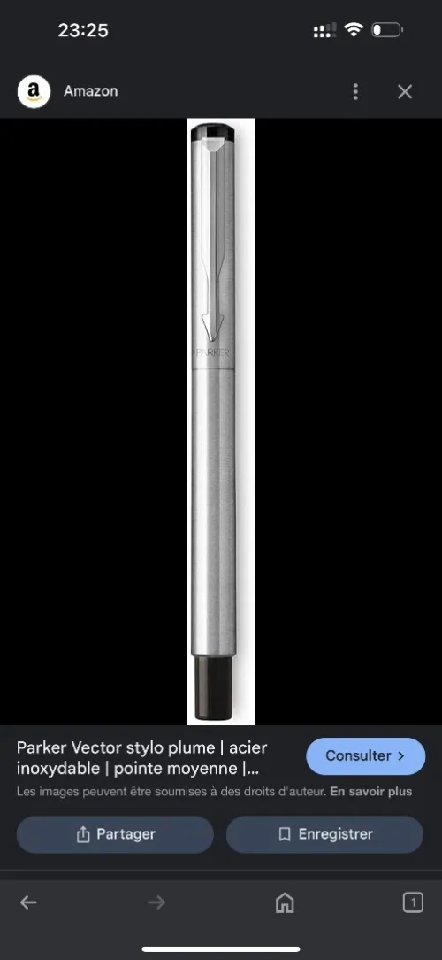 Stylo PARKER USA  COLLECTION VINTAGE INOXYDABLE 