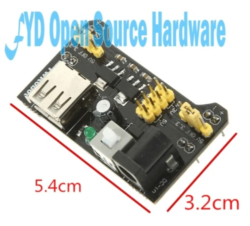 Module D’alimentation 3.3 V 5 V MB102	