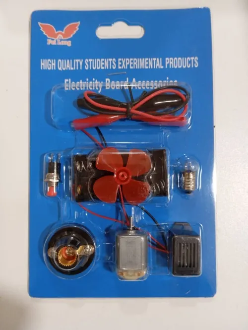 Kit circuit électrique enfant 9 pièces avec ventilateur