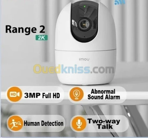 Caméra imou Ranger 2 2K (3mp) Wi-Fi Dahua De Surveillance Et Sécurité 360 Original