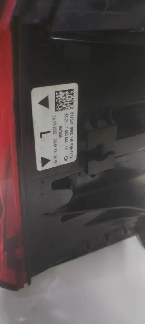 Feu arrière BMW série 1 f40