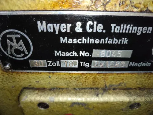 Machine de tricotage circulaire Mayer et Marchisio
