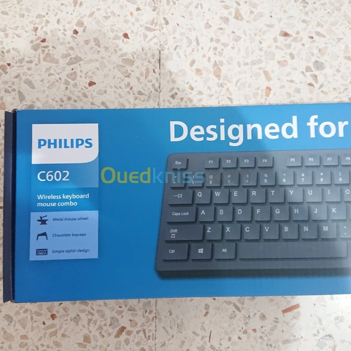Clavier + sourie sans fil Qwerty (US) Philips