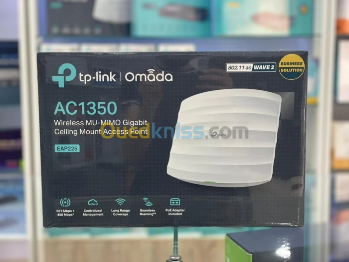 TP-LINK POINT D'ACCES SANS FIL GIGABAIT MU-MIMO AC1350 MONTAGE AU PLAFOND