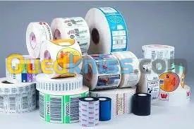 Edition d'etiquette adhesive  