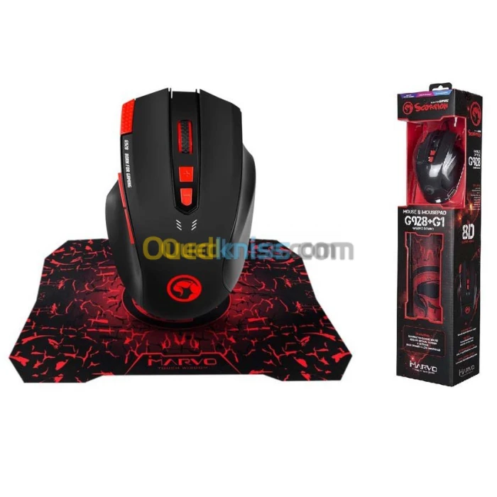 Souris Tapis MARVO Scorpion G928 + G1