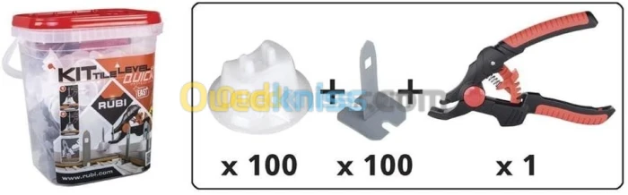 Kit nivellement TILE LEVEL RUBI