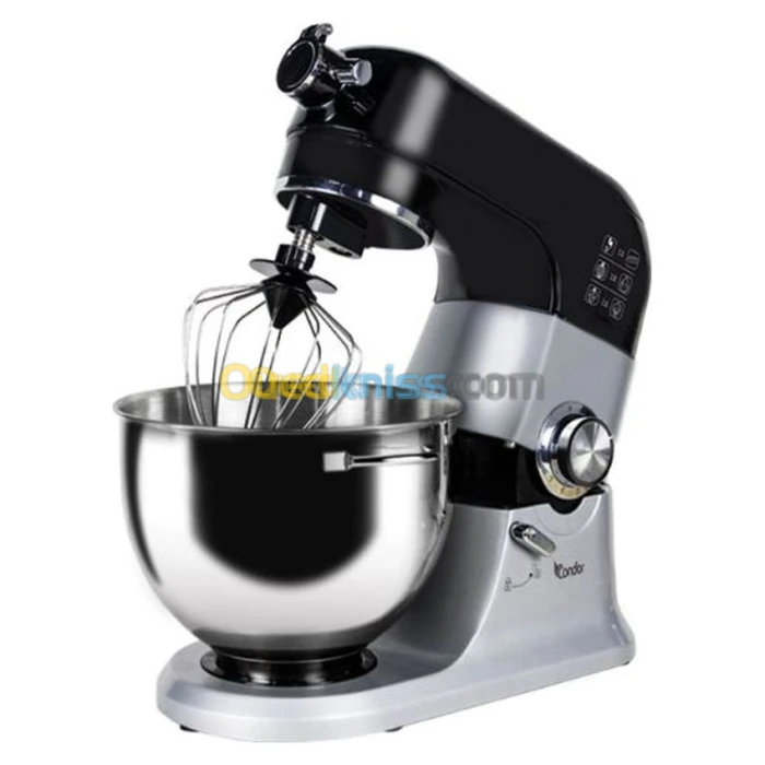CONDOR Pétrin Multifonctions 3 bras+hachoir+blinder- 4,5Lt & 1,5L/8Vt- Noir CP-E4810B