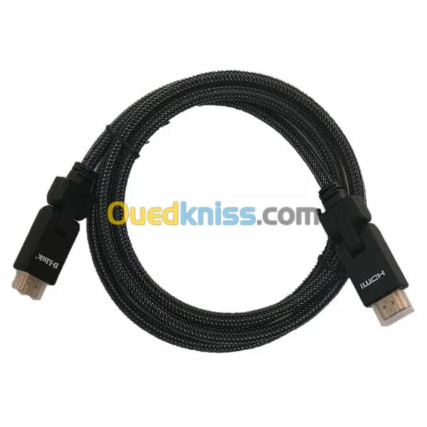 D-link HDMI 2.0 Type A Nylon Braided 3M