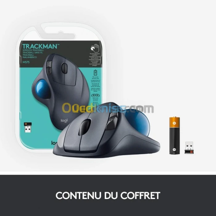 SOURIS M570 WIRELESS TRACKBALL ORIGINAL