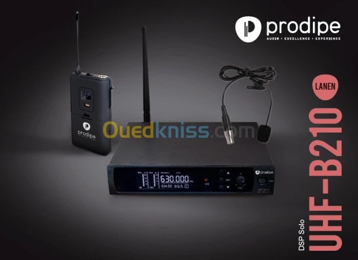 MICROPHONE PRODIPE UHF B210 DSP Lavalier Solo (cravate) 