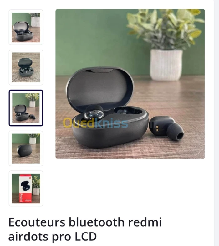 Ecouteurs bluetooth redmi airdots pro LCD