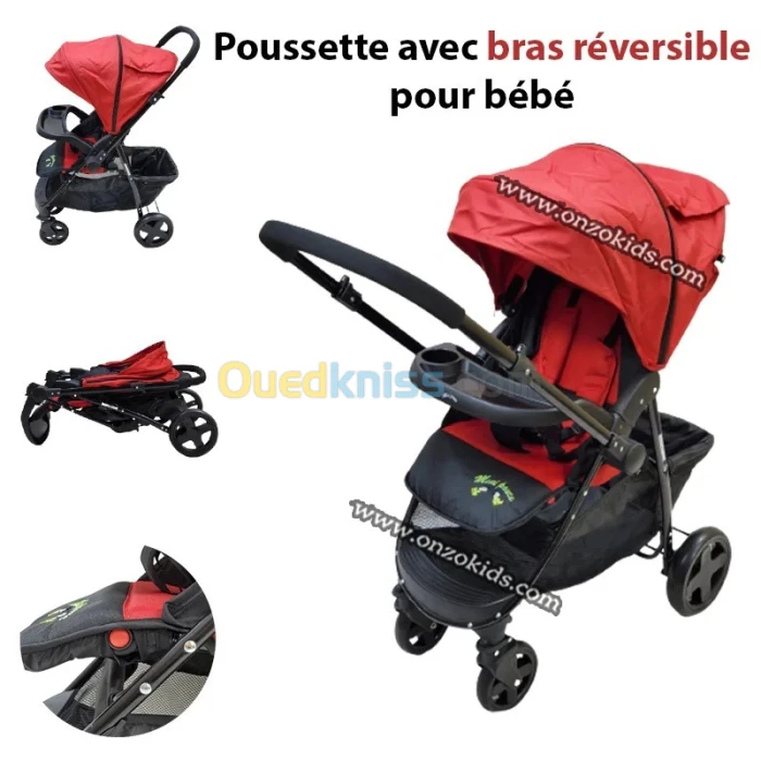 Poussette avec bras réversible pour bébé Mini Pouce