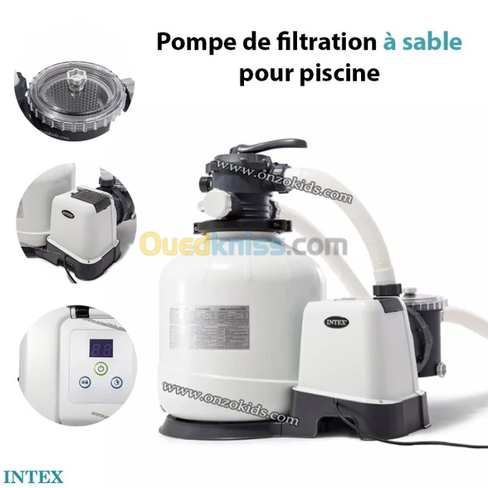 Pompe de filtration à sable pour piscine Intex