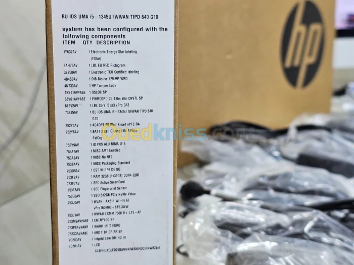 HP ELITEBOOK 640 G10 I5-1345U / 32GO DDR4 / 512SSD / 14" FHD / NEUF SOUS EMBALLAGE