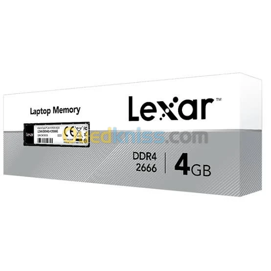 Ram ddr 4 de marque LEXAR