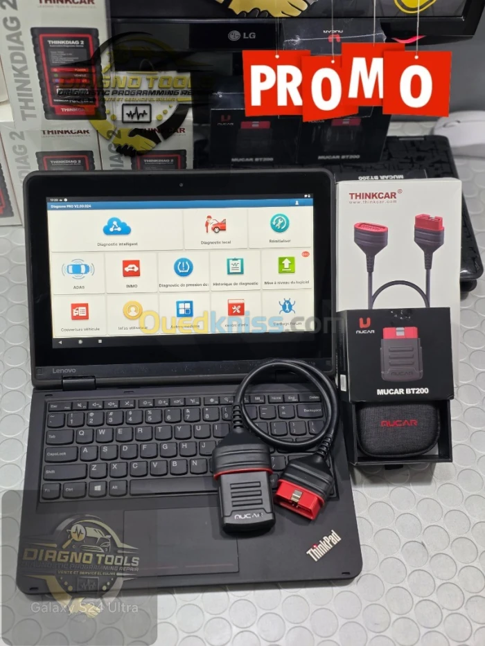Launch Diagzone Pro V2+ Tablet+ Cart Mémoire 64gb