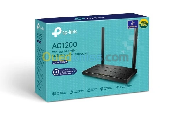 Modem Routeur VDSL2/ADSL2+ WiFi AC1200 ARCHER VR400