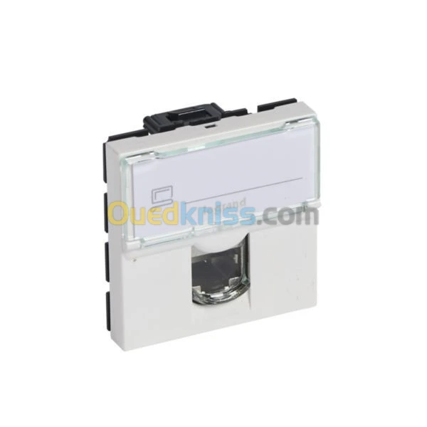 LEG 76576 LEGRAND Prise RJ45 programme Mosaic FTP CAT6A 2 module
