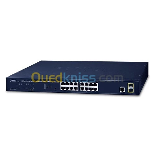 Poe Switch Réf : GS-4210-16T2S PLANET