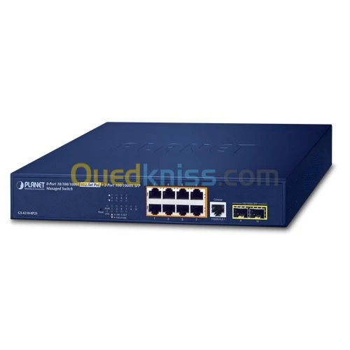 POE SWITCH Réf : GS-4210-8P2S-EU PLANET