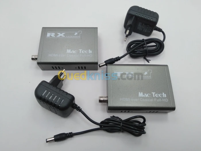 Extender HDMI Over BNC Coaxial Distance 300 mètre 