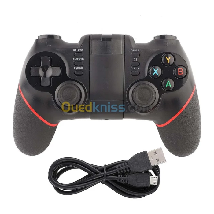 Manette Bluetooth sans-fil 2.4ghz T6 pour PC Smartphone ANDROID IOS Smart TV