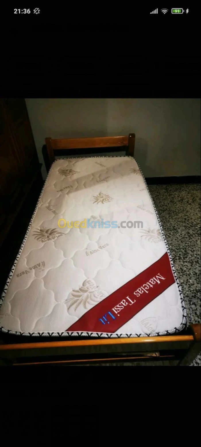 Lit + Matelas 1 place