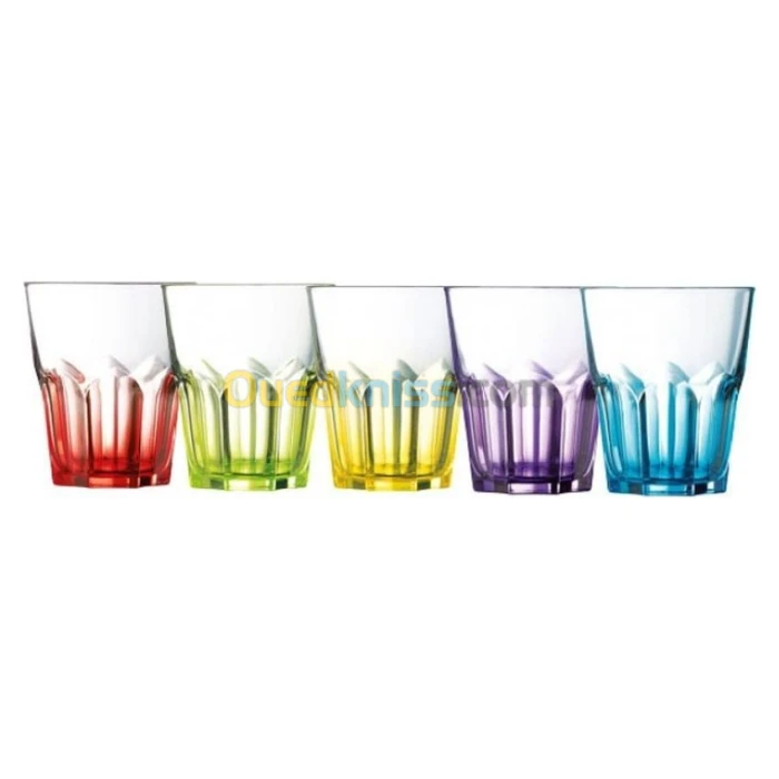 LUMINARC Verre A Eau Colorlicious Pris 6 Pièces