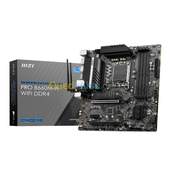 CARTE MERE MSI PRO B660M-A WIFI DDR4 LGA 1700 MICRO ATX
