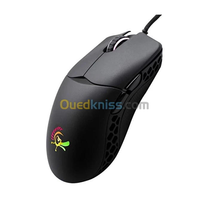 SOURIS FILAIRE GAMER DUCKY FEATHER RGB NOIR