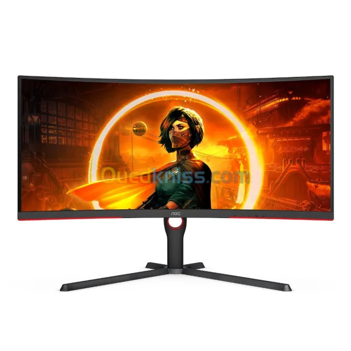 ECRAN AOC CU34G3S - ULTRA WIDE WQHD 2K CURVED 165HZ 1MS