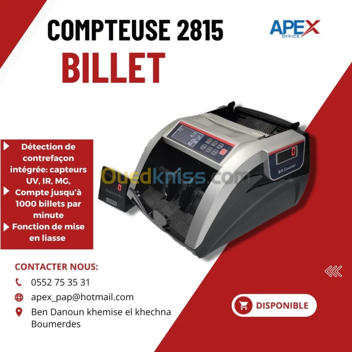 Compteuse de billet 