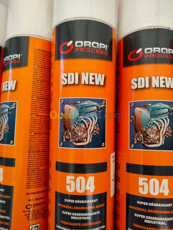 ORAPI SDI NEW / SOLVANT PUISSANT dégraissant  - sec, évaporation rapide 