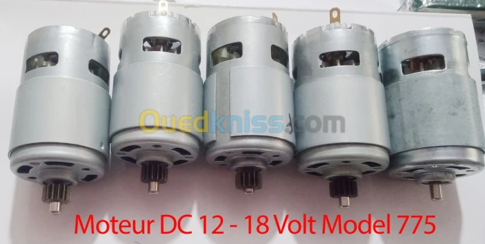 Moteur DC 12 volt, 18 volt 775 / 752