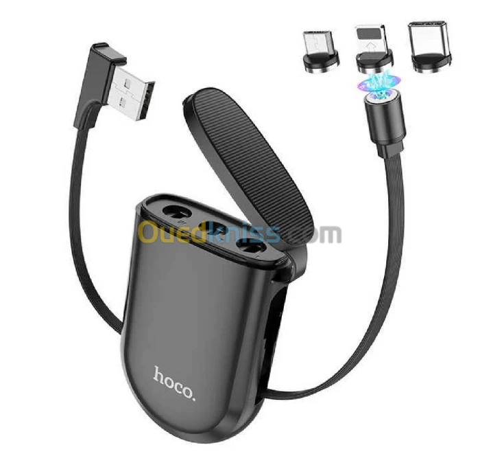 CHARGEUR HOCO S50 Treasure box (TYPE C/ LIGHTNING / MICRO-USB)
