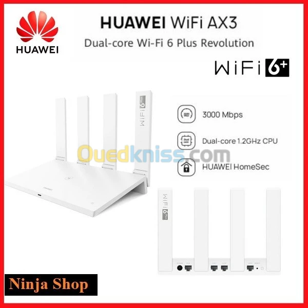 HUAWEI WIFI AX3 ROUTEUR AMPLIFICATEUR (DUAL-CORE) (WS7100