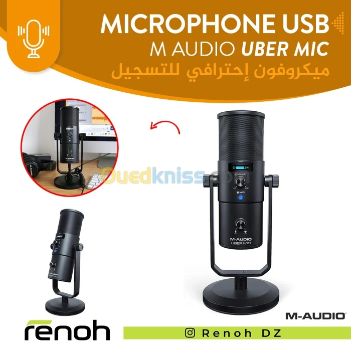 Microphone USB m audio uber mic