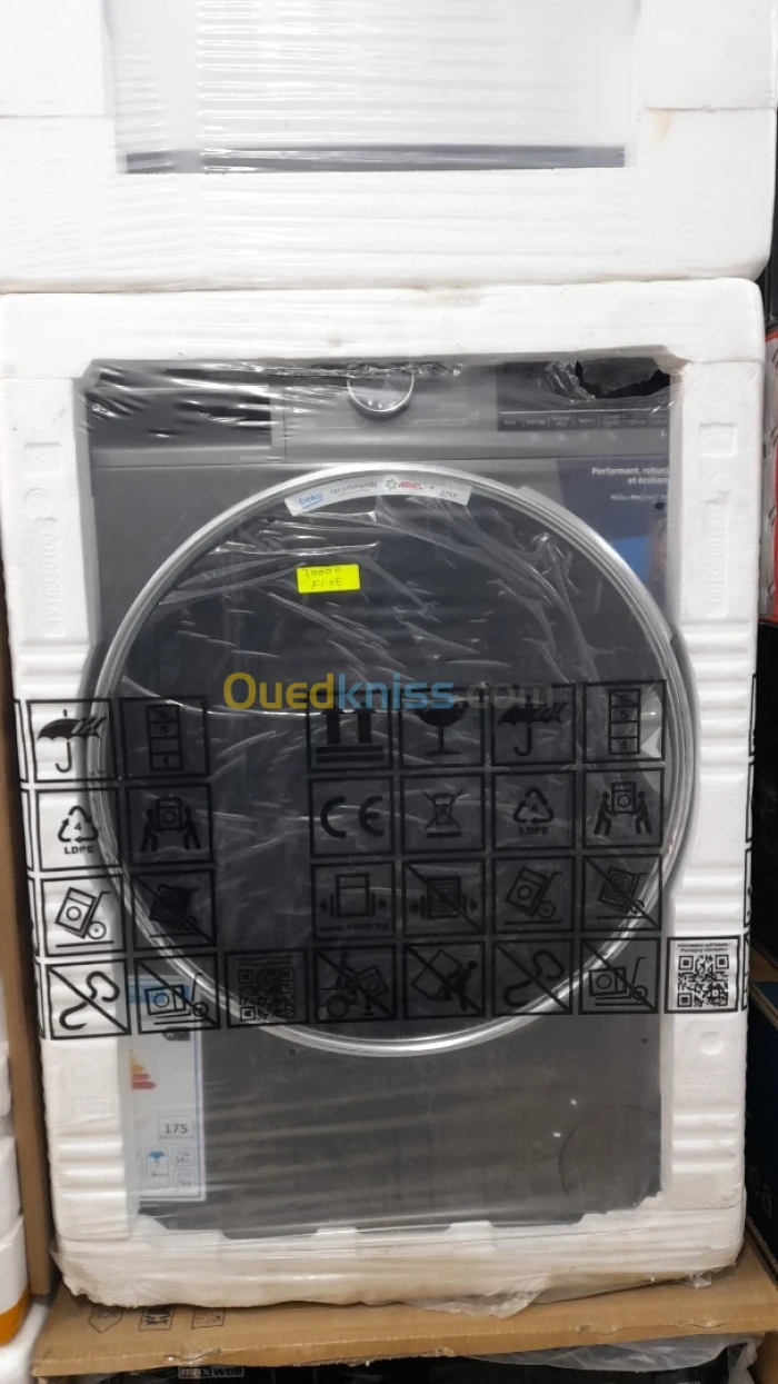 Promotion machine a laver beko 8kg gris prosmart inverter 