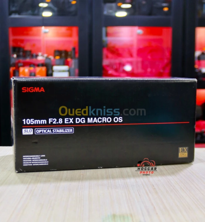 Sigma 105mm F2.8 EX DG MACRO OS HSM ( Canon ) التوصيل مجاني