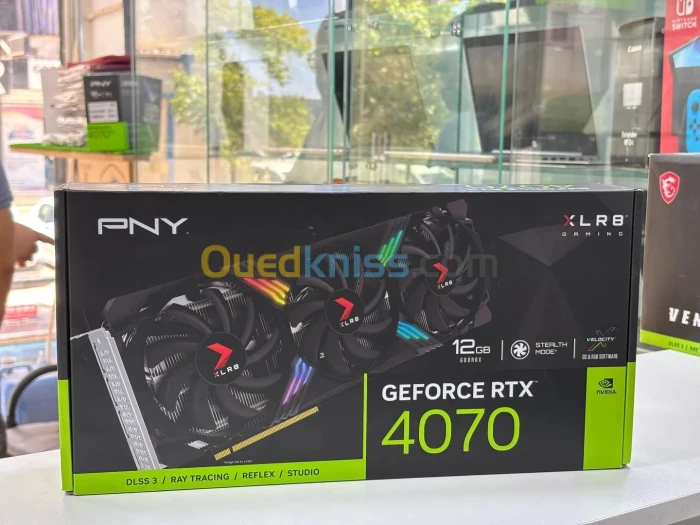 PNY GEFORCE RTX 4070 XLR8 12 GB GDDR6X NEUF SOUS EMBALLAGE JAMAIS UTILISÉ