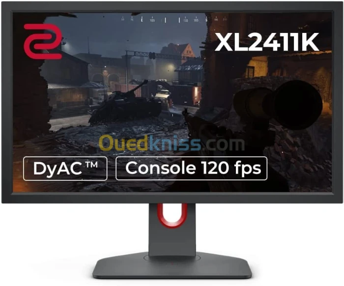 BENQ XL2411K - 24" LED - 1 ms - Format 16/9 - DyAc - 144 Hz - HDMI / DisplayPort - Pivot