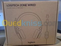 Logitech Zone Wired Casque filaire - USB - C - double microphone antibruit