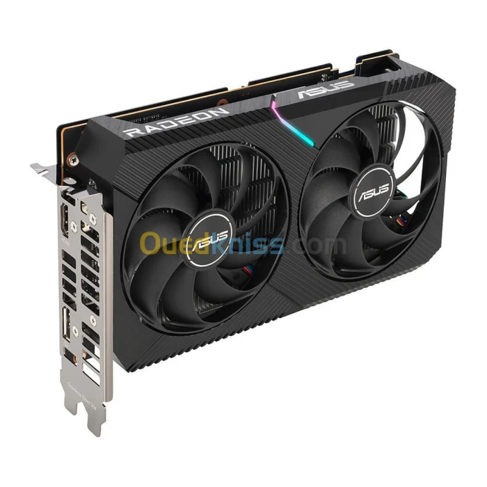 ASUS Radeon RX6400 DUAL 4G - 4 Go GDDR6 - HDMI/DisplayPort - PCI Express