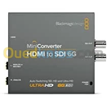 Mini convertisseur Blackmagic Design HDMI vers SDI 6G