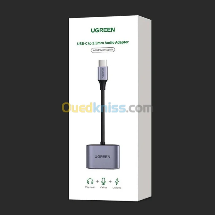 UGREEN USB - C To 3.5mm Adaptateur audio avec alimentation