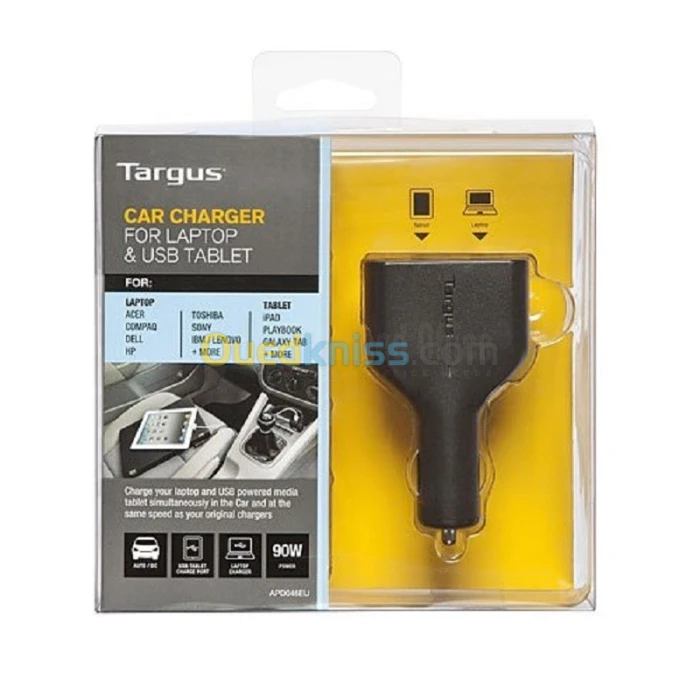 Chargeur Auto Targus APD046EU