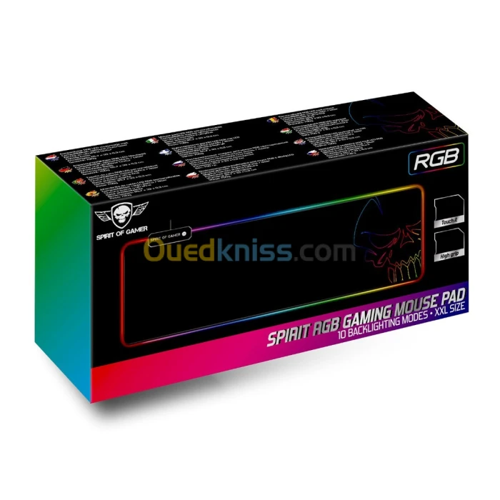 TAPIS DE SOURIS SPIRIT OF GAMER DARKSULL XXL RGB