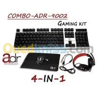 COMBO ADR 4IN1 CLAVIER+SOURIS+TAPIS+CASQUE 9002